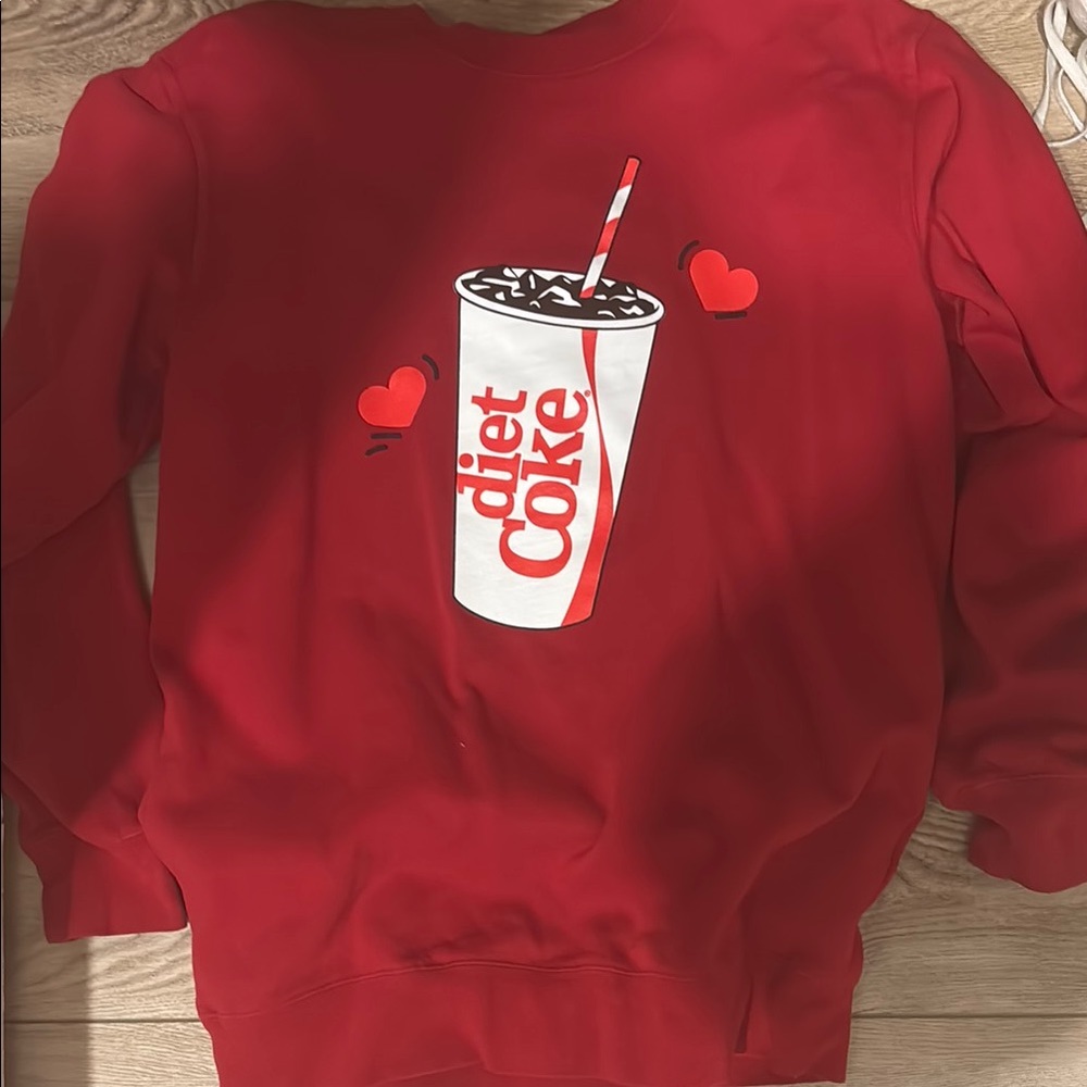 Red Diet Coke Sweatshirt Stoney clover